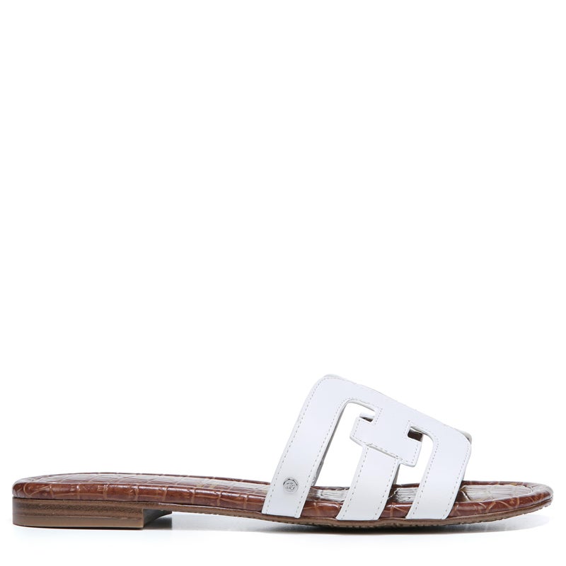 Sam Edelman Womenâ€™s Bay Classic Slide Sandal, Bright White Vaquero Saddle Leather,7.5 - Image 5